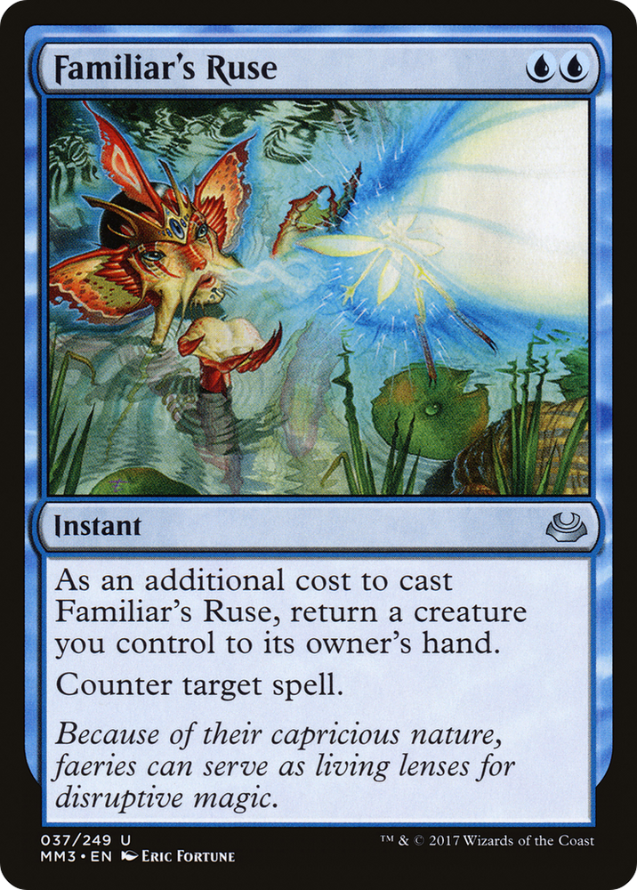 Familiar's Ruse (MM3-037) - Modern Masters 2017 Foil