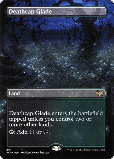 Deathcap Glade (Borderless) (VOW-281) - Innistrad: Crimson Vow (Borderless)