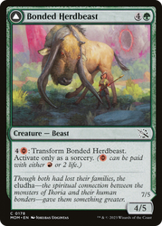 Bonded Herdbeast (MOM-178) - March of the Machine Foil
