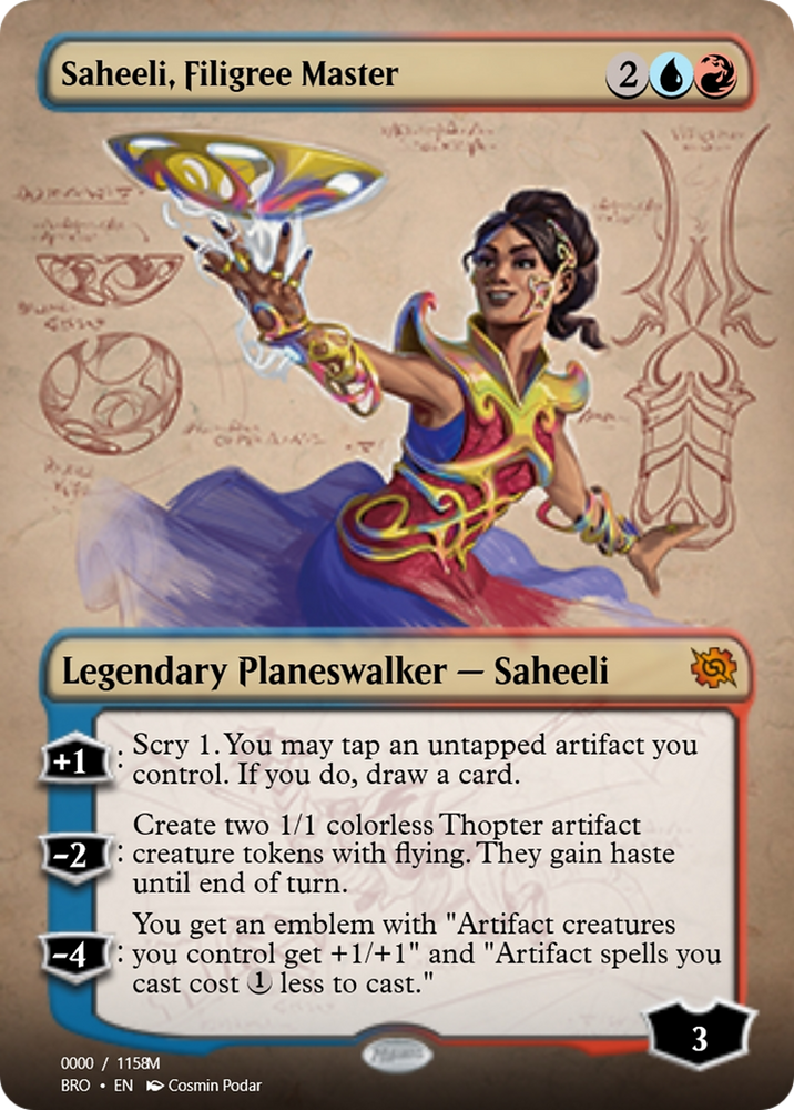 Saheeli, Filigree Master (PRM-105612) - Magic Online Promos