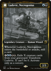 Ludevic, Necrogenius (DBL-233) - Innistrad: Double Feature: (Double Faced Transform)