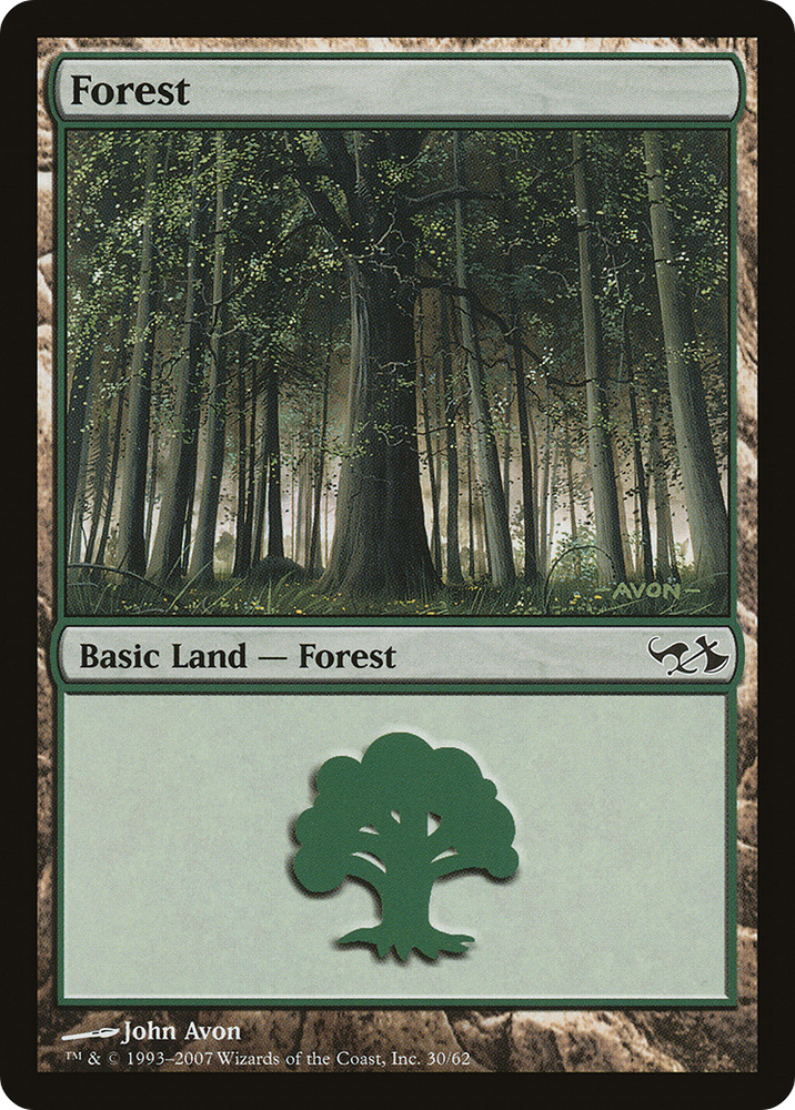 Forest (30) (EVG-030) - Duel Decks: Elves vs. Goblins