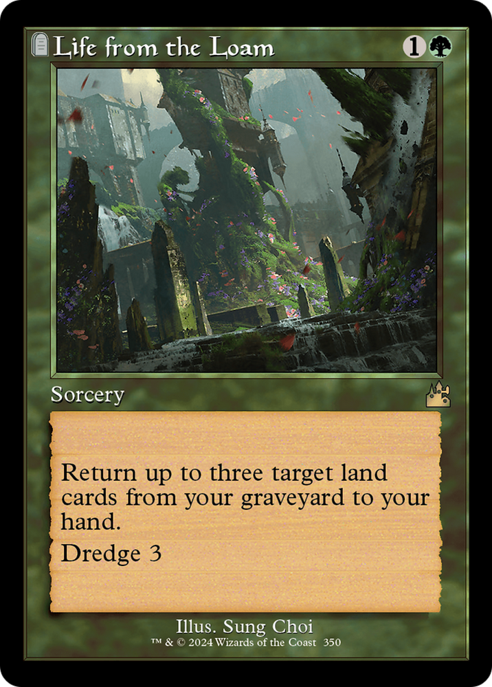 Life from the Loam (Retro Frame) (RVR-350) - Ravnica Remastered: (tombstone)