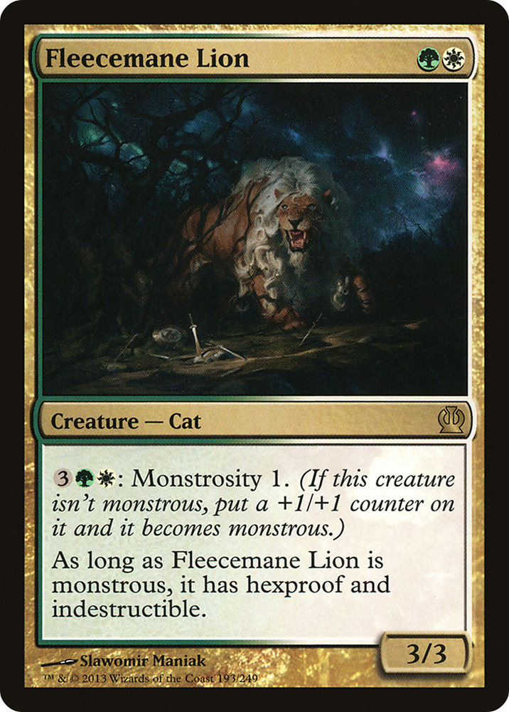 Fleecemane Lion (THS-193) - Theros