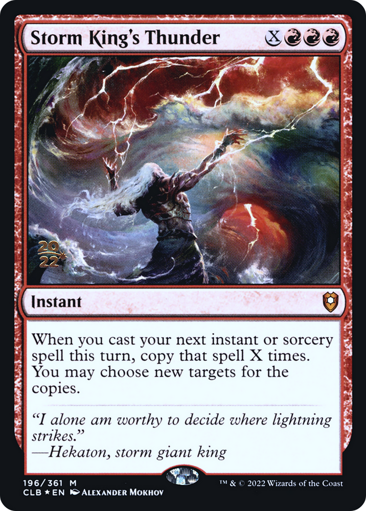 Storm King's Thunder (PRE-196S) - Battle for Baldur's Gate Promos Foil