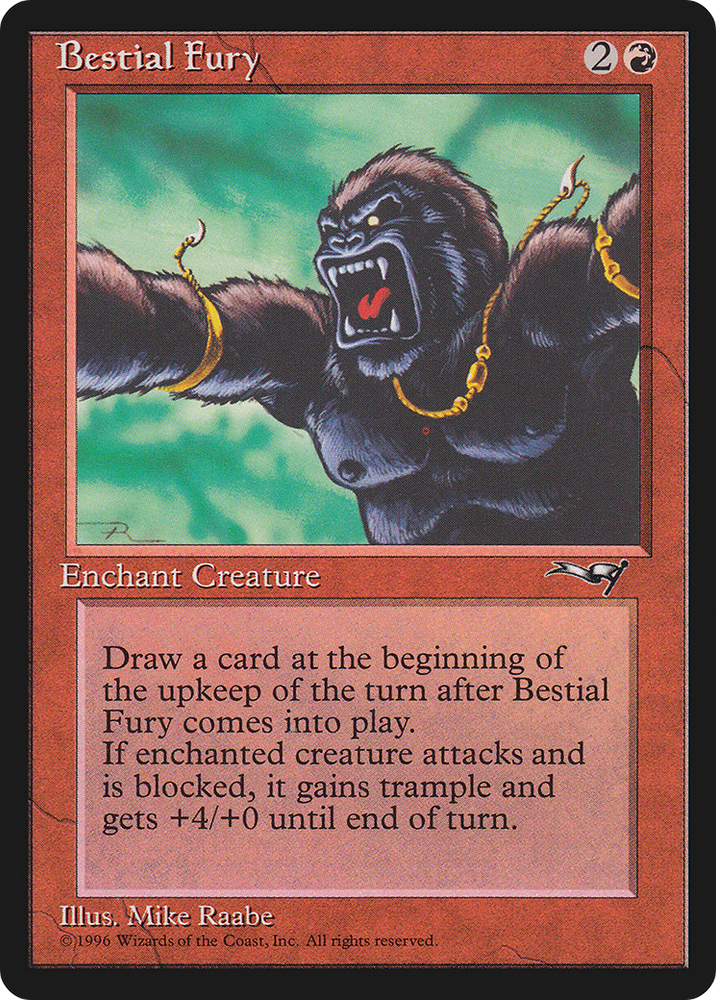 Bestial Fury (Facing Left) (ALL-67A) - Alliances