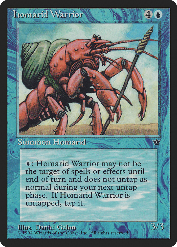Homarid Warrior (Gelon) (FEM-22A) - Fallen Empires