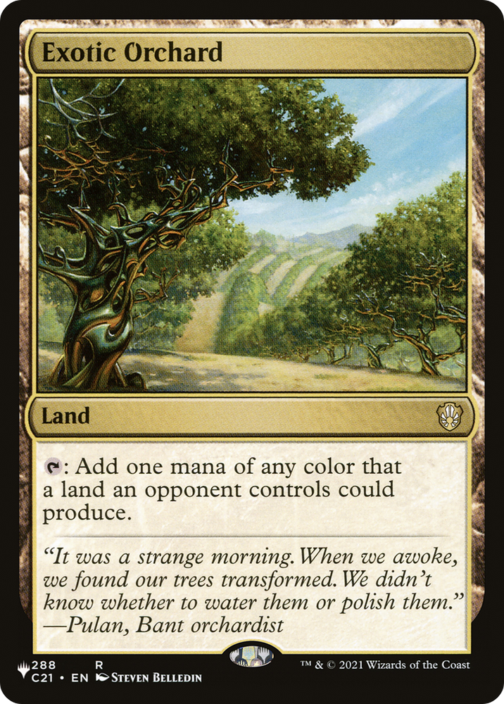 Exotic Orchard (C21) (LIST-C21-288) - The List