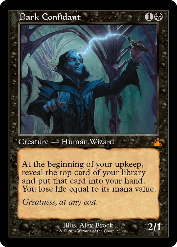 Dark Confidant (Retro Frame) (RVR-323) - Ravnica Remastered