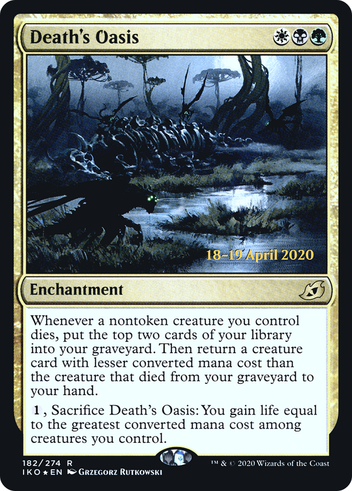 Death's Oasis (PRE-182) - Ikoria: Lair of Behemoths Promos Foil