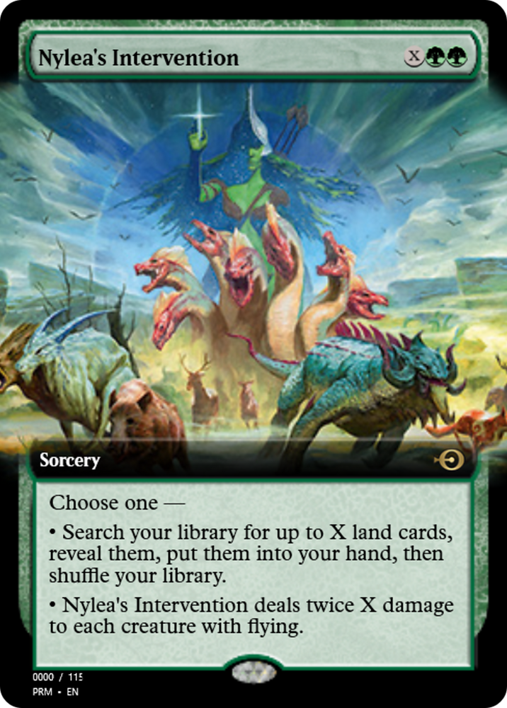Nylea's Intervention (PRM-79919) - Magic Online Promos Foil