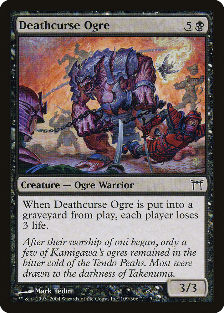 Deathcurse Ogre (CHK-109) - Champions of Kamigawa