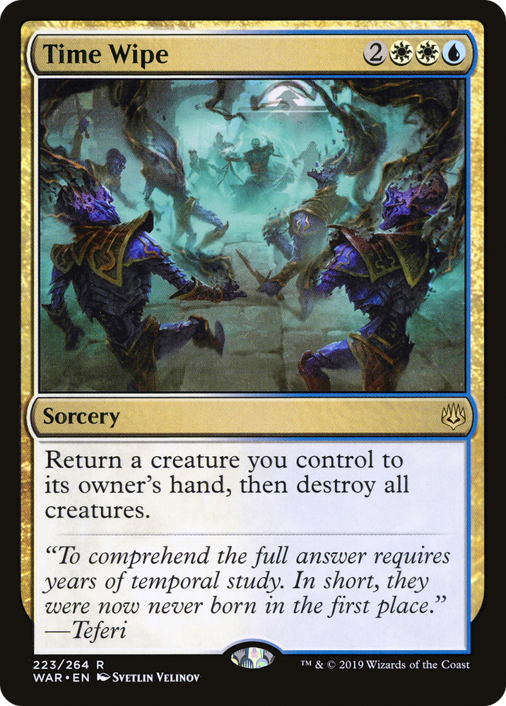 Time Wipe (WAR-223) - War of the Spark Foil