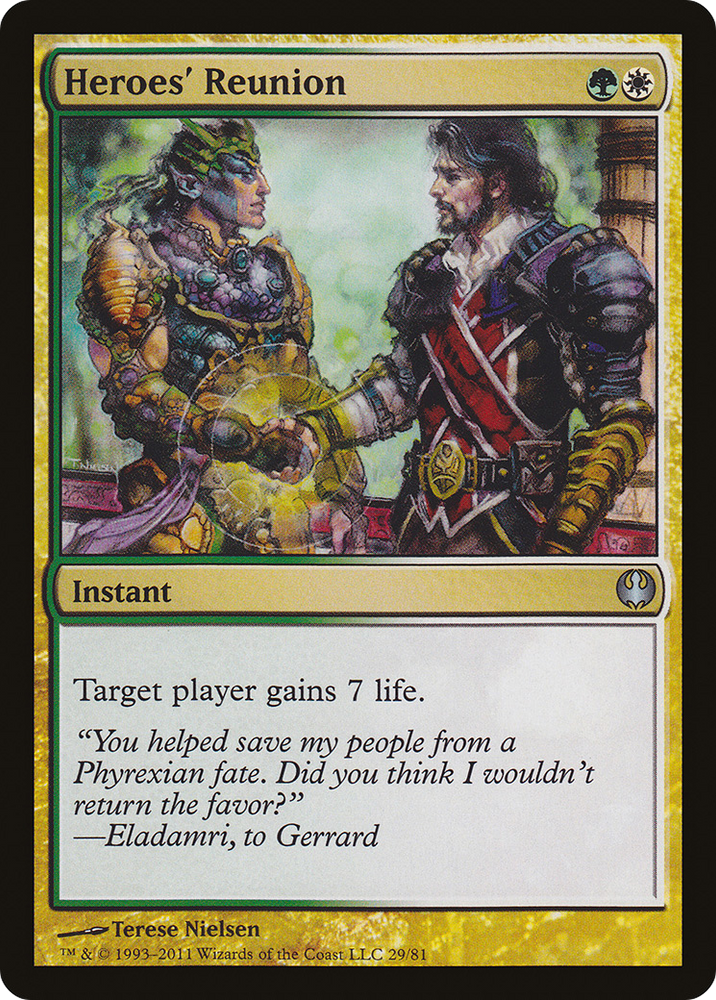 Heroes' Reunion (DDG-029) - Duel Decks: Knights vs. Dragons