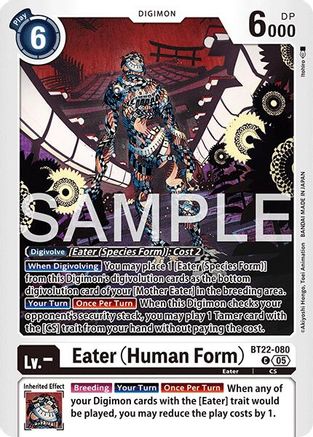 Eater (Human Form) (BT22-080) - Cyber Eden