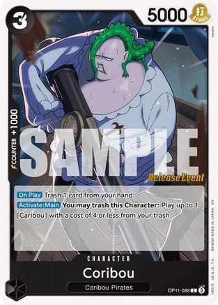 Coribou (OP11-086) - A Fist of Divine Speed Release Event Cards