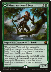 Nissa, Vastwood Seer (V17-015) - From the Vault: Transform: (originpwdfc) Foil