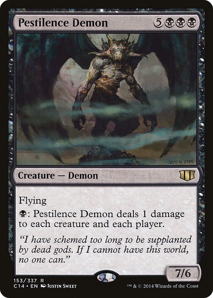 Pestilence Demon (C14-153) - Commander 2014