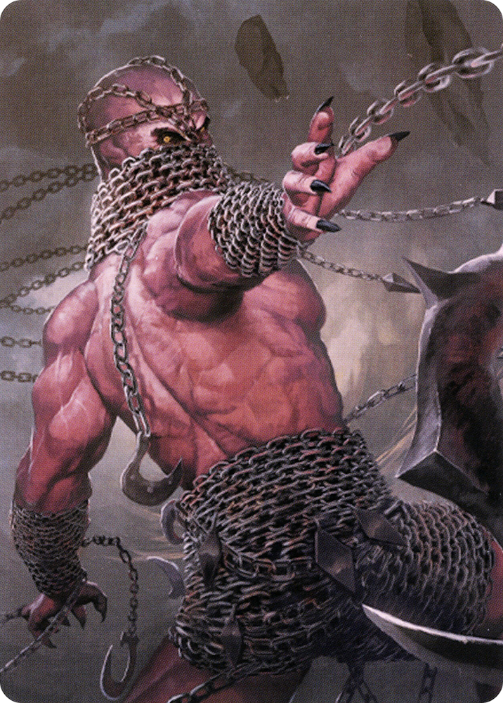 Chain Devil // Chain Devil (ACLB-008) - Battle for Baldur's Gate Art Series (Borderless)