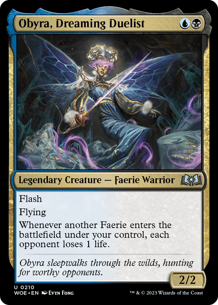 Obyra, Dreaming Duelist (WOE-210) - Wilds of Eldraine Foil