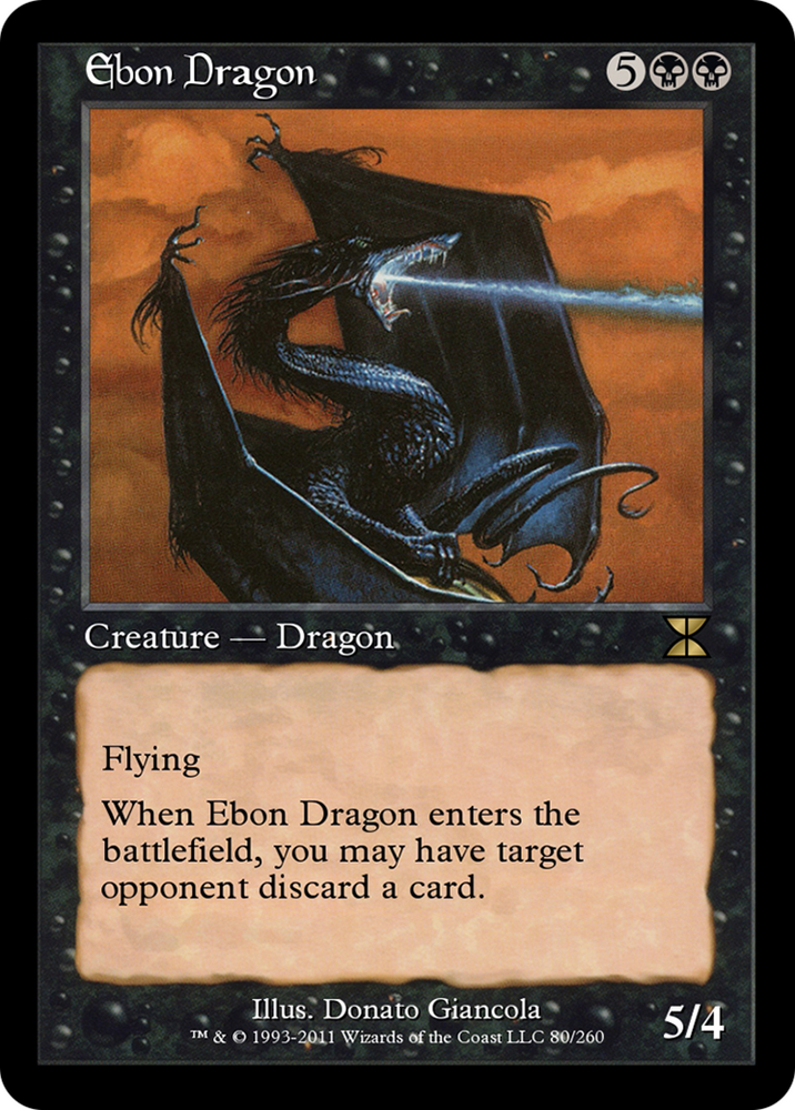 Ebon Dragon (ME4-080) - Masters Edition IV Foil