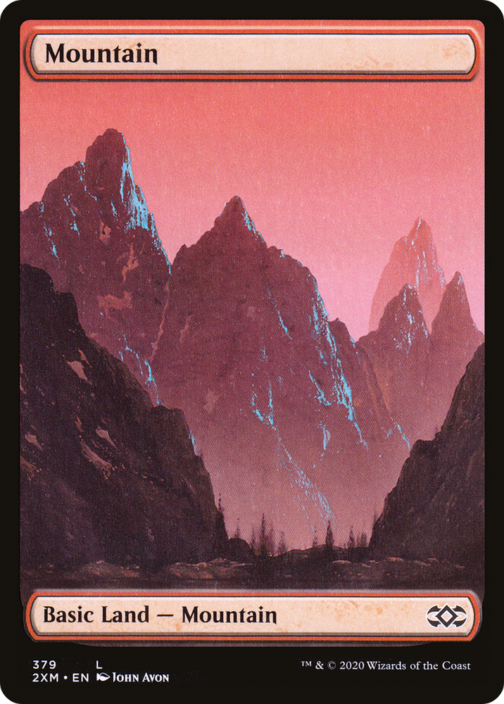 Mountain (379) (2XM-379) - Double Masters Foil