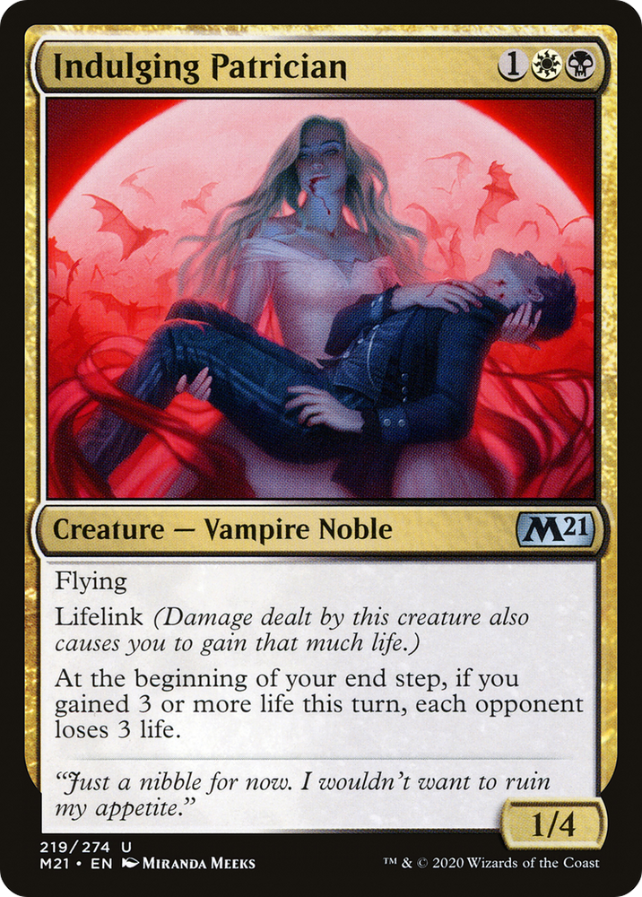 Indulging Patrician (M21-219) - Core Set 2021 Foil