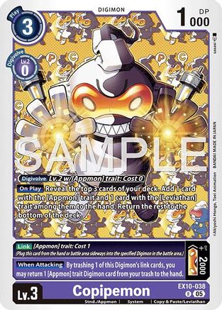 Copipemon (EX10-038) - Sinister Order Foil