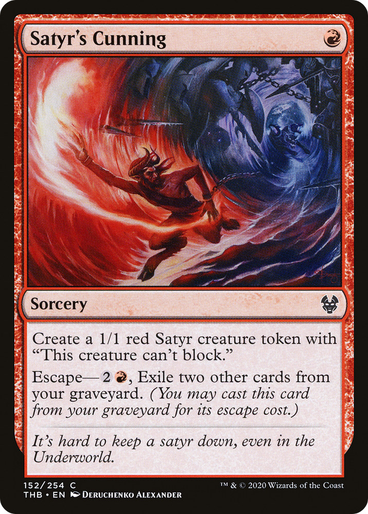 Satyr's Cunning (THB-152) - Theros Beyond Death