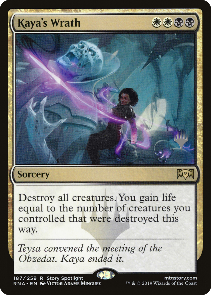 Kaya's Wrath (PPELD-187P) - Ravnica Allegiance Promos Foil