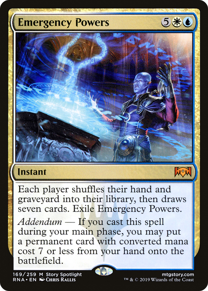 Emergency Powers (RNA-169) - Ravnica Allegiance