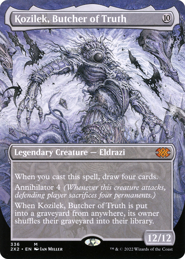 Kozilek, Butcher of Truth (Borderless) (2X2-336) - Double Masters 2022 (Borderless)