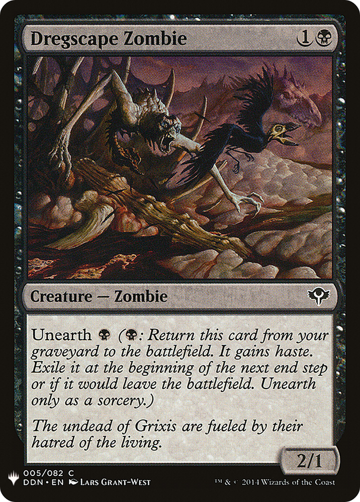 Dregscape Zombie (LIST-DDN-5) - The List