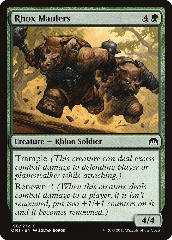 Rhox Maulers (ORI-196) - Magic Origins