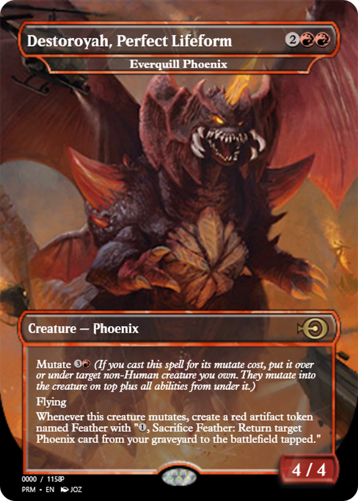 Everquill Phoenix (PRM-80929) - Magic Online Promos / Destoroyah, Perfect Lifeform Foil