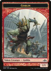 Goblin // Soldier (006) Double-Sided Token (GR1-4 // 6) - GRN Guild Kit Tokens