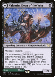 Valentin, Dean of the Vein (STX-161) - Strixhaven: School of Mages