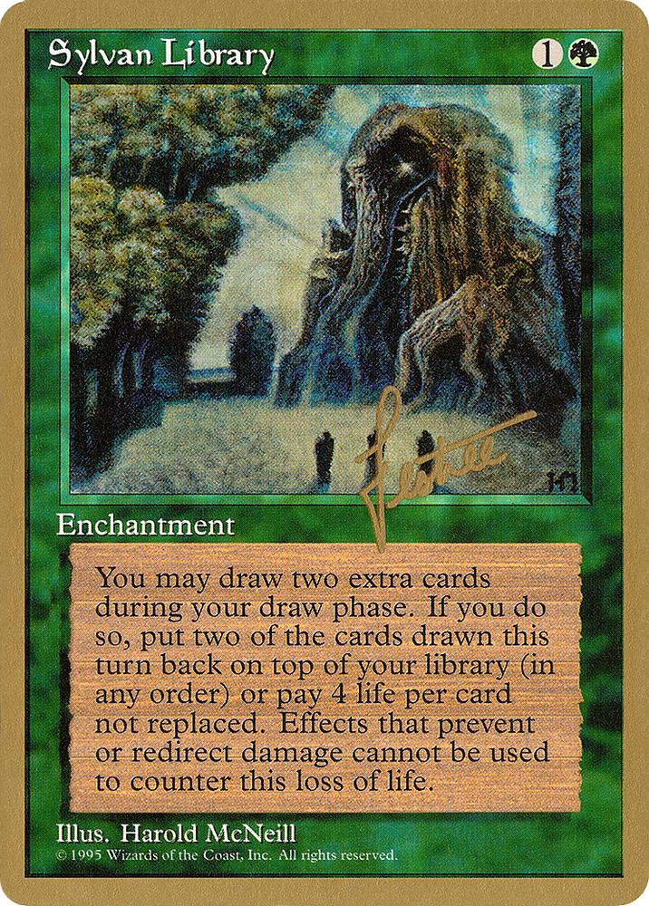 Sylvan Library - 1996 Bertrand Lestree (4ED) (WCD-BL273) - Pro Tour Collector Set