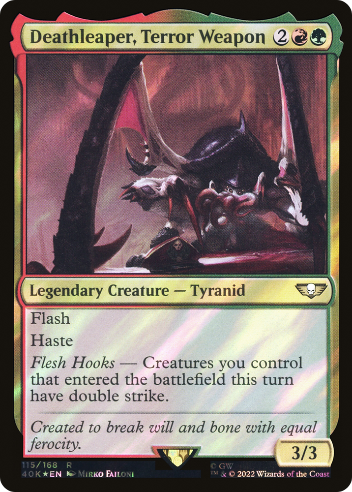 Deathleaper, Terror Weapon (Surge Foil) (40K-115★) - Warhammer 40,000 Commander Foil
