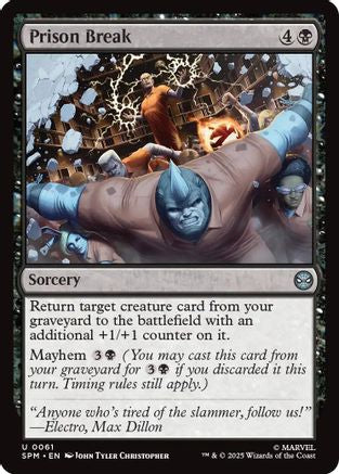 Prison Break (SPM-061) - Marvel's Spider-Man Foil
