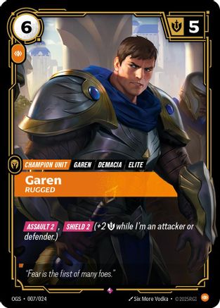 Garen - Rugged (007/024) - Origins Proving Grounds Foil