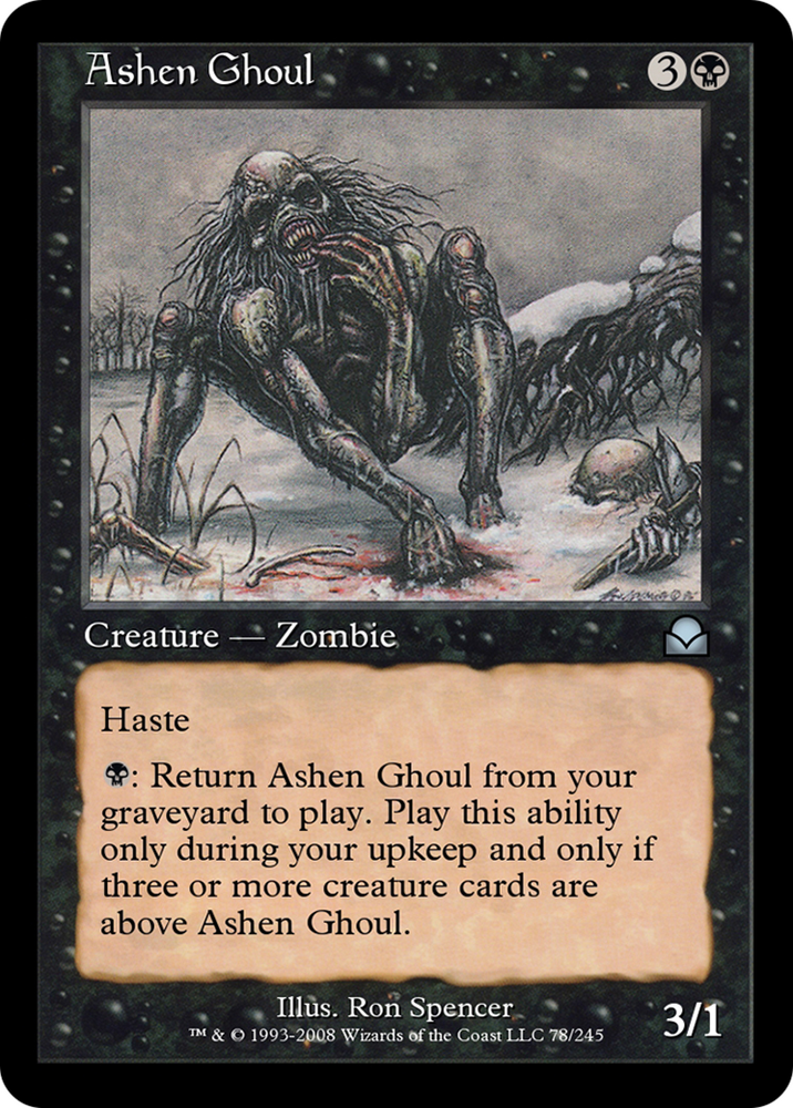 Ashen Ghoul (ME2-078) - Masters Edition II Foil