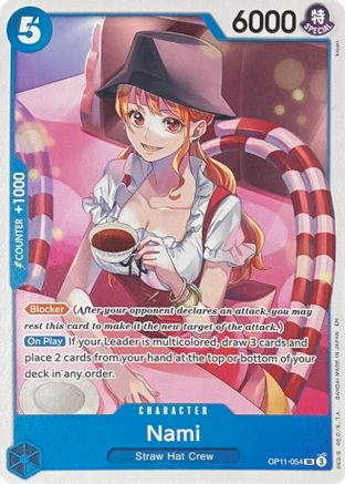 Nami - OP11-054 (Nami Deck) (OP11-054) - Learn Together Deck Set
