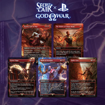 MTG Secret Lair x God of War Greek Non foil Edition