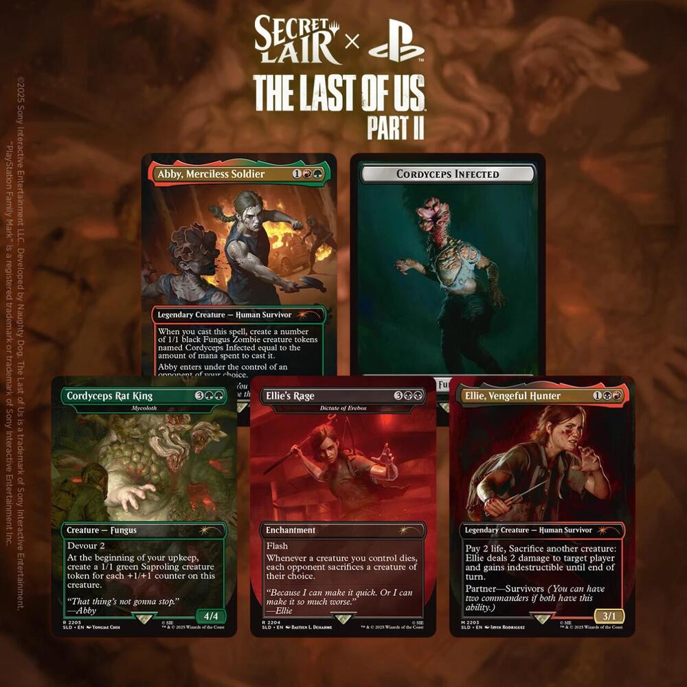 Secret Lair x The Last of Us Part II - Non-Foil Edition - Secret Lair Drop Series