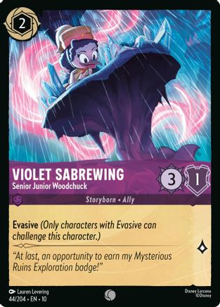 Violet Sabrewing - Senior Junior Woodchuck (44/204) - Whispers in the Well