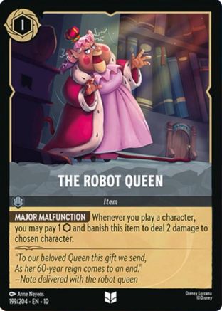 The Robot Queen (199/204) - Whispers in the Well Cold Foil