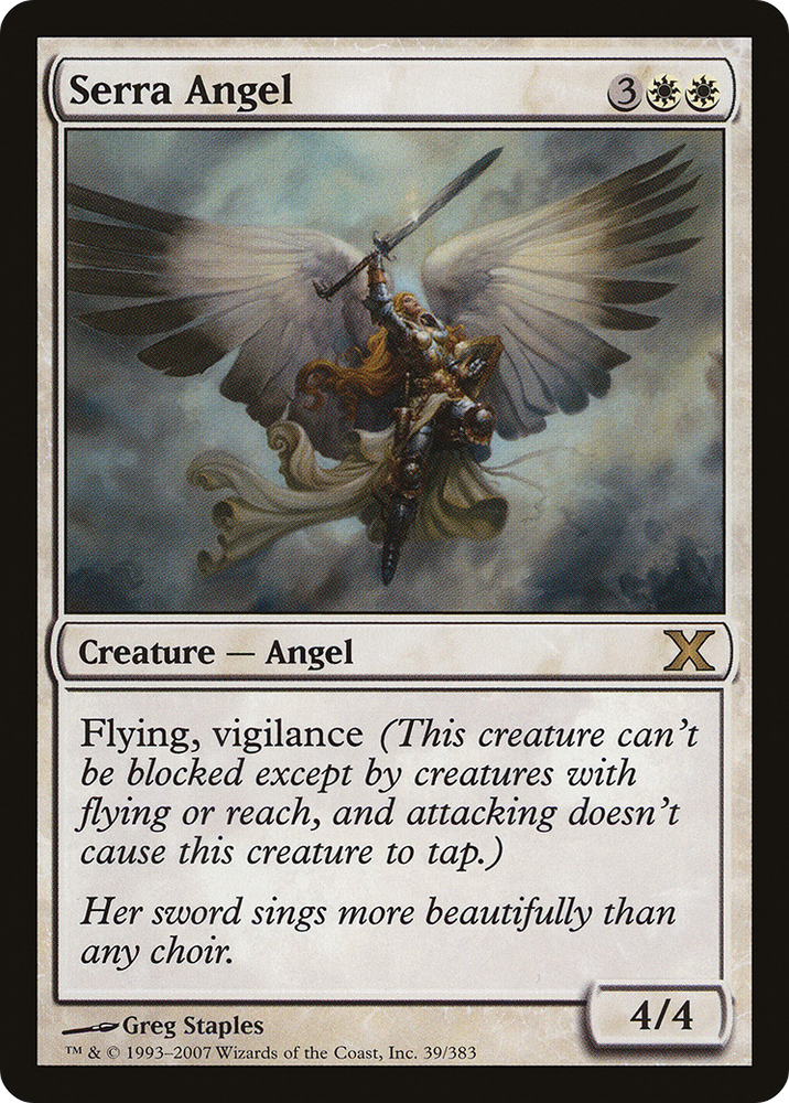 Serra Angel (10E-039) - Tenth Edition