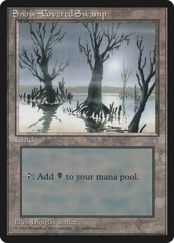 Snow-Covered Swamp (ICE-351) - Ice Age