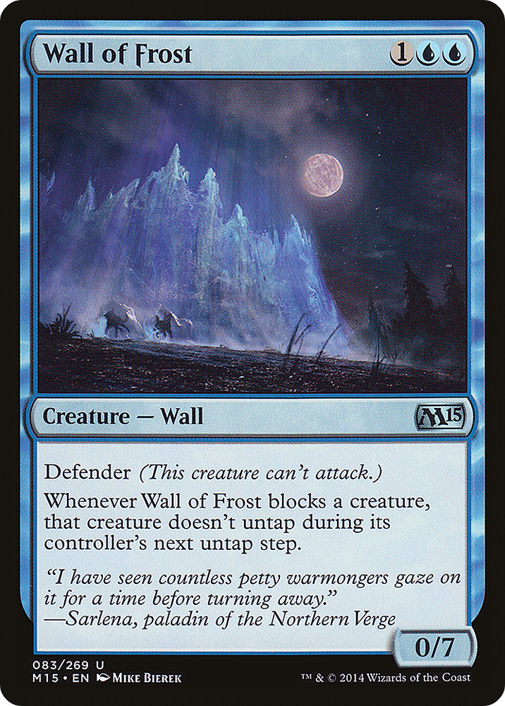Wall of Frost (M15-083) - Magic 2015 Foil